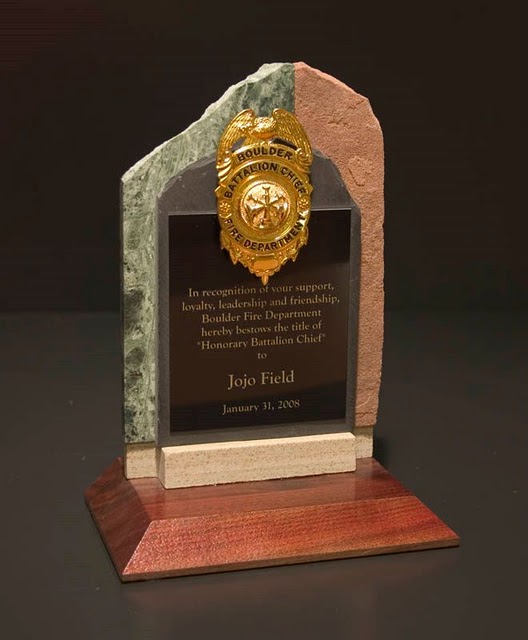 Service Award - Honorary Battalion Chief