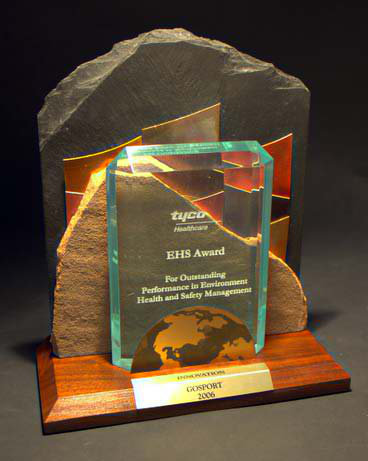 Freestanding Metal & Stone Awards - Earth Matters