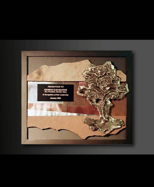 Framed Plaques - Bronze Sculpture Tree Plaque