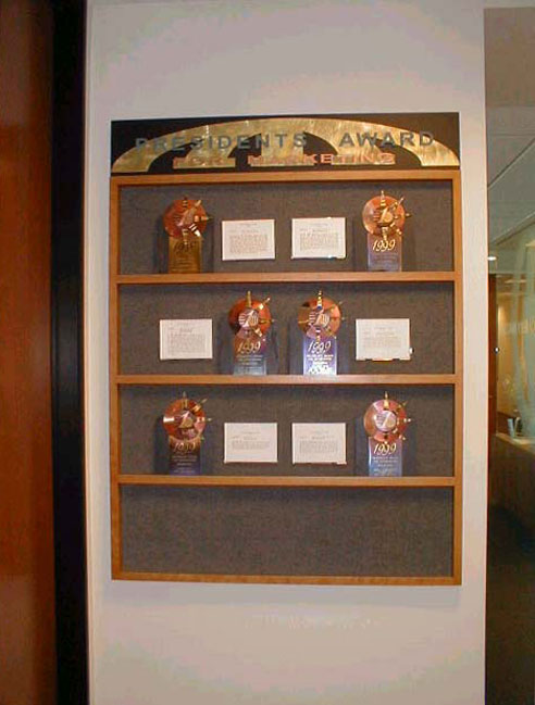 Interior Wall Recognition - Special Corporate Award Display