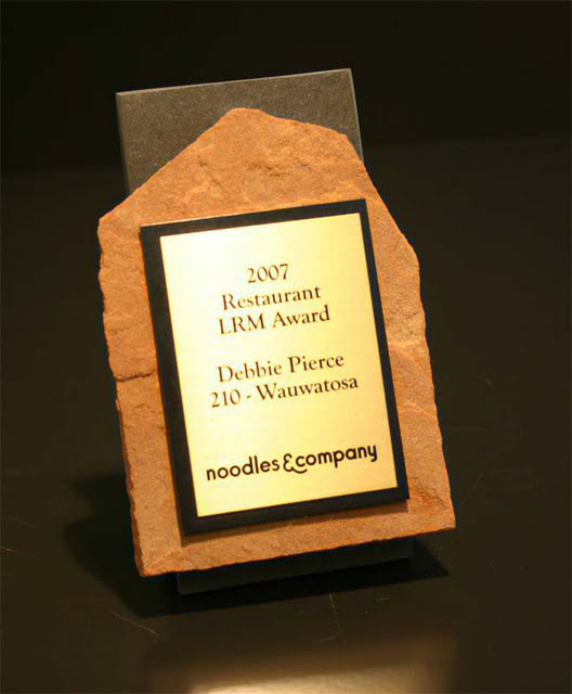 Small Desktop Metal & Stone Awards - Jr. Flagstone Thank You