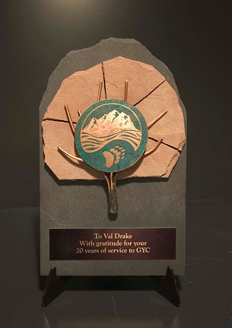 Recycled Content Awards - Recycled Wire Tree Plaque with Emblem